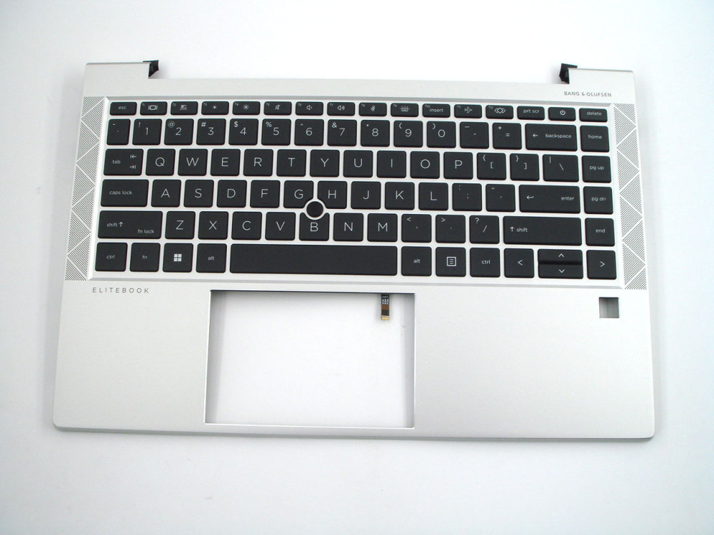 New-Orig HP Elitebook 745 840 G7 14.0" Palmrest Bezel US-English Backlit keyboard M07090-001 Silver