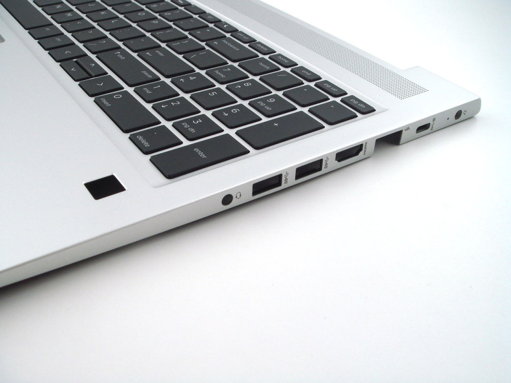 New-Orig HP Probook 450 455 G6 G7 15.6" Palmrest Bezel US-English Backlit Keyboard L45090-001 Silver