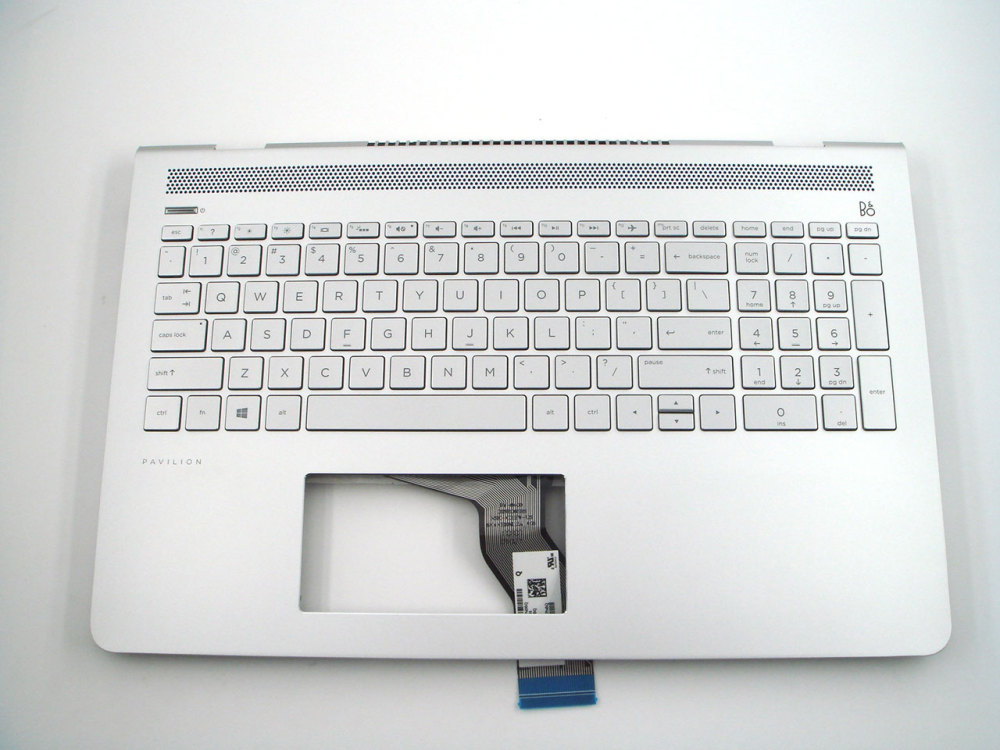 New-Orig HP Pavilion 15-CD 15-CC 15.6" Palmrest Bezel US Backlit Keyboard 926859-001 Silver