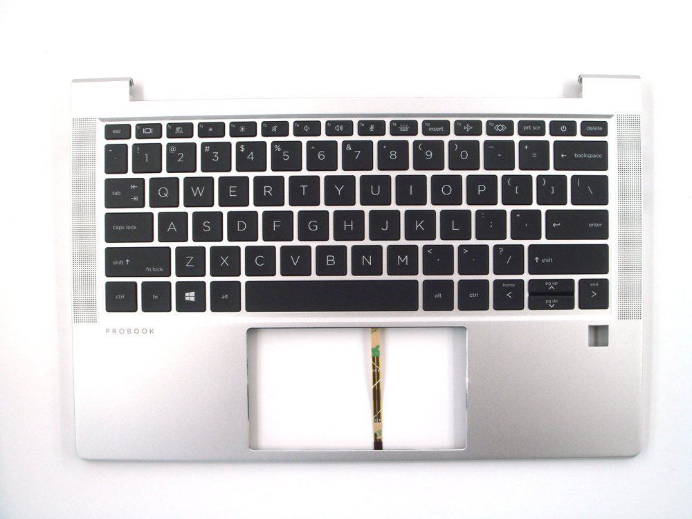 New-Orig HP Probook 430 435 G8 13.3" Palmrest Bezel US-English Backlit Keyboard M24296-001 Silver