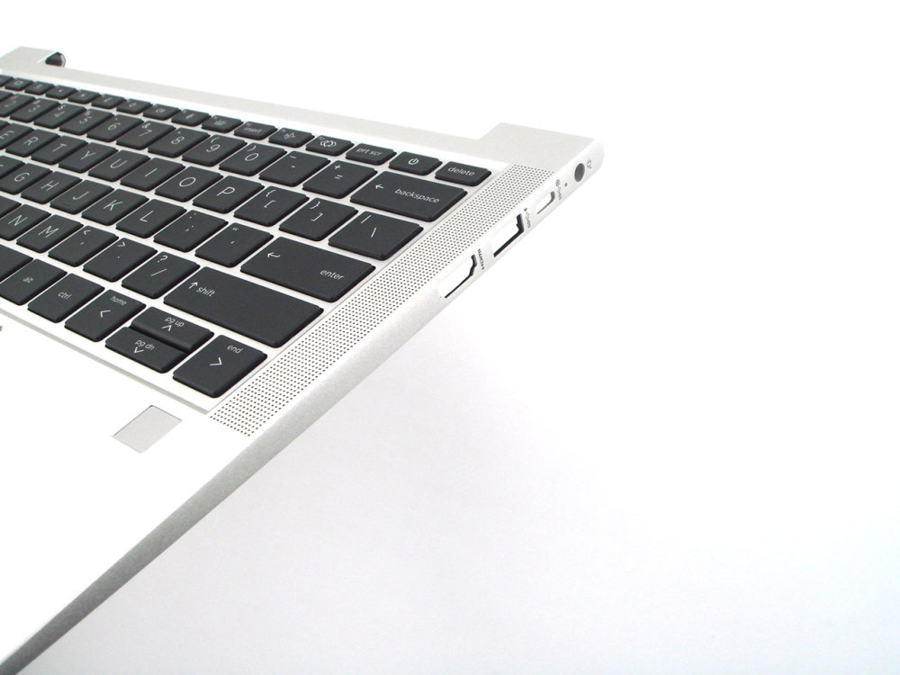 New-Orig HP Probook 430 435 G8 13.3" Palmrest Bezel US-English Backlit Keyboard M24296-001 Silver