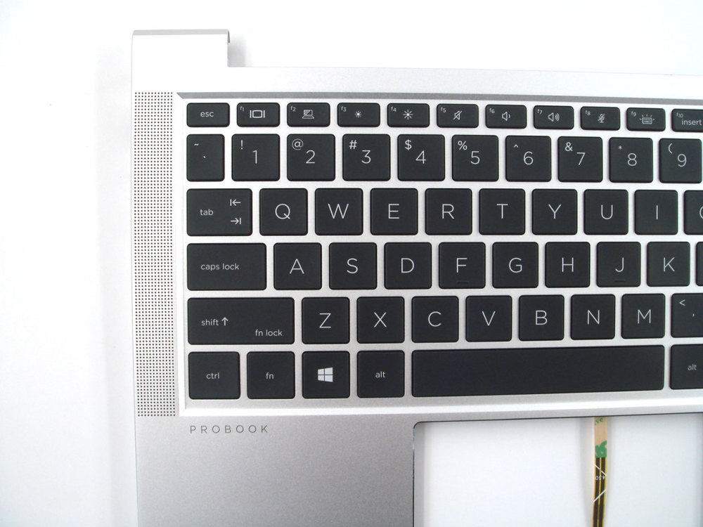 New-Orig HP Probook 430 435 G8 13.3" Palmrest Bezel US-English Backlit Keyboard M24296-001 Silver