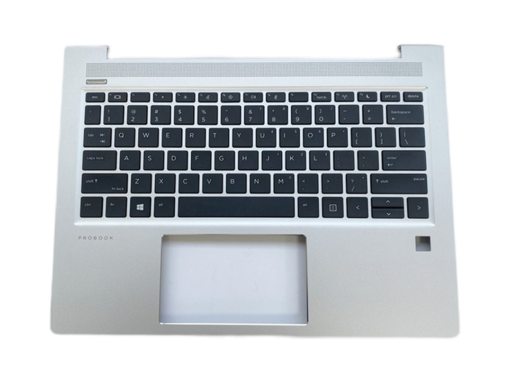 New-Orig HP Probook 430 G6 G7 13.3" Palmrest Bezel US-English Non-Backlit Keyboard L44548-001 Silver