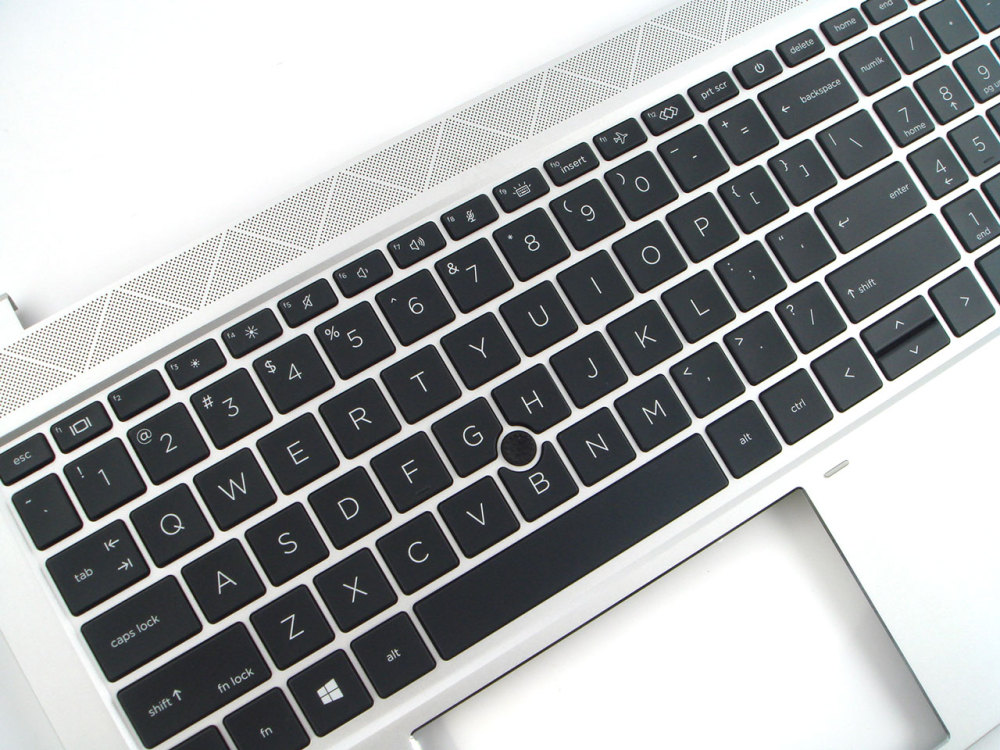 New-Orig HP Elitebook 850 855 G8 15.6" Palmrest Bezel US-English Backlit Keyboard M35816-001 Silver
