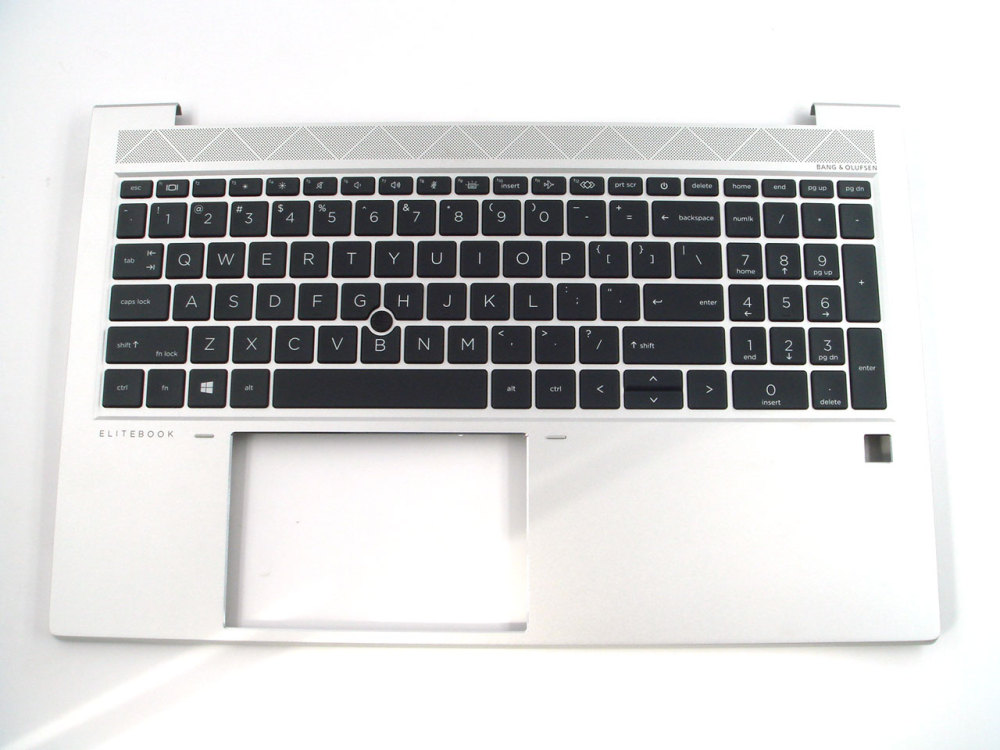 New-Orig HP Elitebook 850 855 G8 15.6" Palmrest Bezel US-English Backlit Keyboard M35816-001 Silver