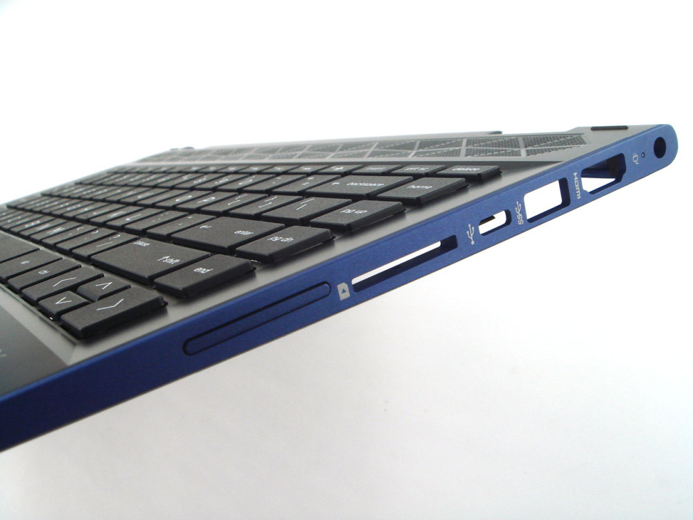New-Orig HP Pavilion x360 14-CD 14-DD 14.0" Palmrest Bezel with US-English Non-Backlit Keyboard Blue Frame L18951-001