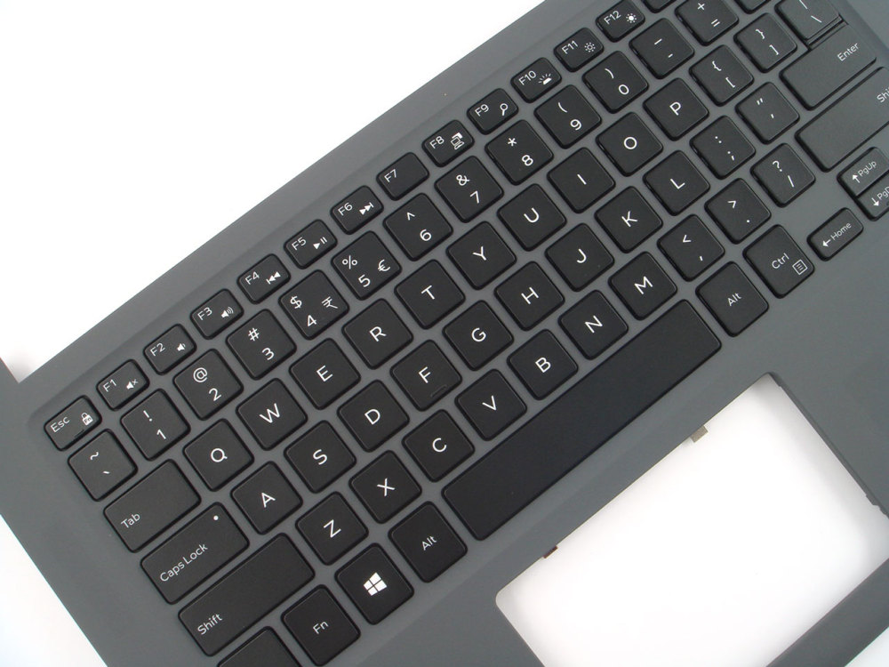 New-Orig Dell Inspiron 7460 7472 14.0" Palmrest Bezel US-English Backlit Keyboard Black 0XD4CT XD4CT