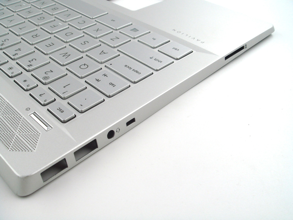 New-Orig HP Pavilion 14-CE 14.0" Palmrest Keyboard Bezel US-English Backlit Non-Fingerprint L19191-001 Silver