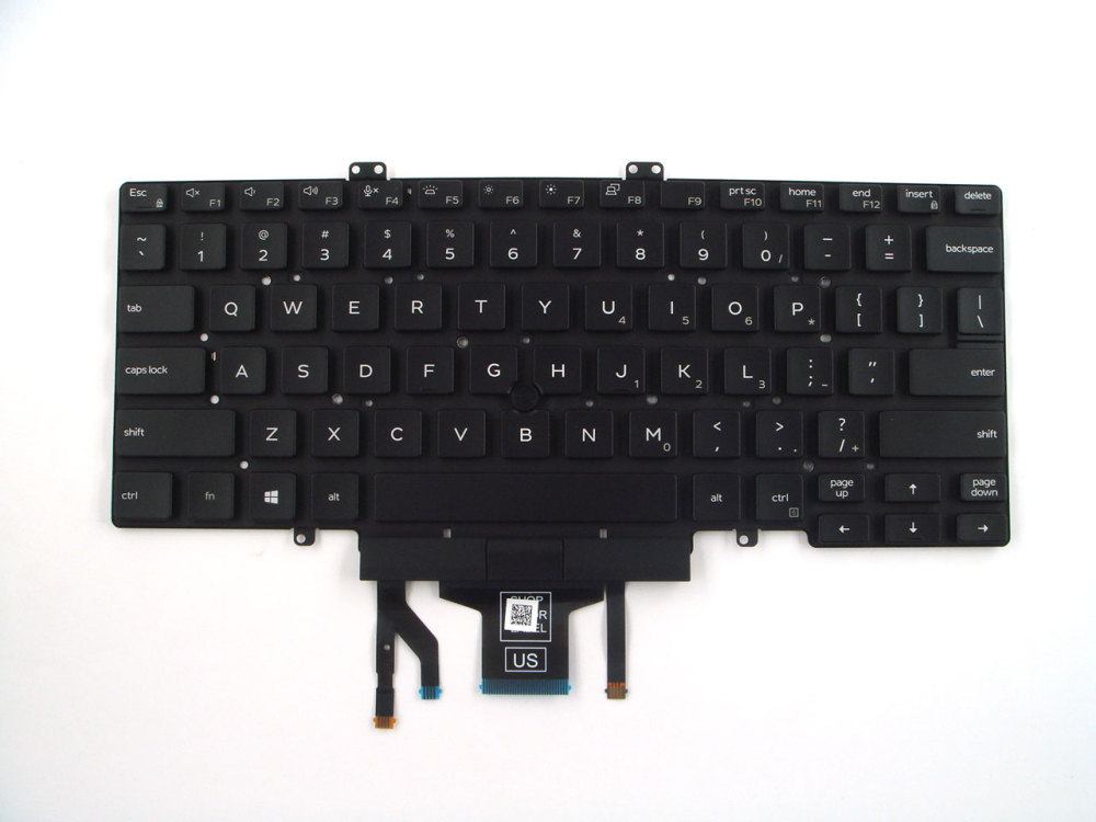New-Orig Dell Latitude 5400 5410 14.0" US-English Backlit Dual Point Keyboard 03J9FC 0H2DXX