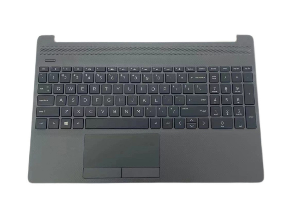 New-Orig HP 250 255 G8 15.6" Palmrest Keyboard Bezel US-English Non-Backlit Keyboard Gray M31099-001