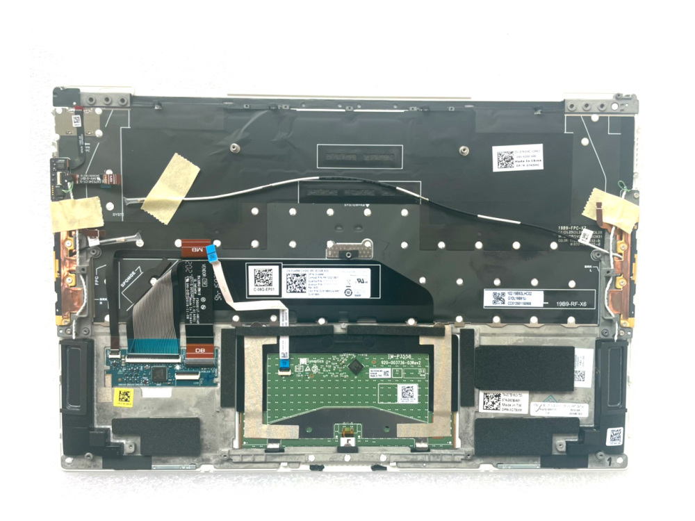New-Orig Dell XPS 13 9300 9310 13.3" Palmrest Keyboard Bezel US-English Backlit White 0GT8XM GT8XM