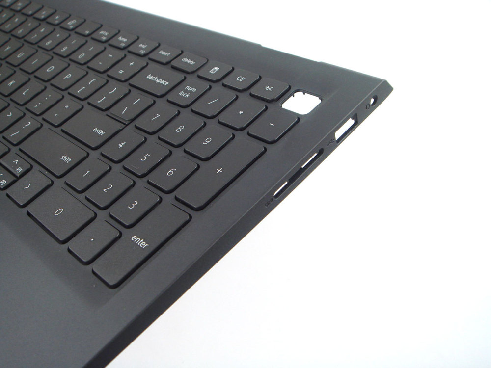New-Orig Dell Inspiron 3510 15.6" Palmrest Bezel US-English Non-Backlit Keyboard without Type-c Slot Black 054WVM 54WVM