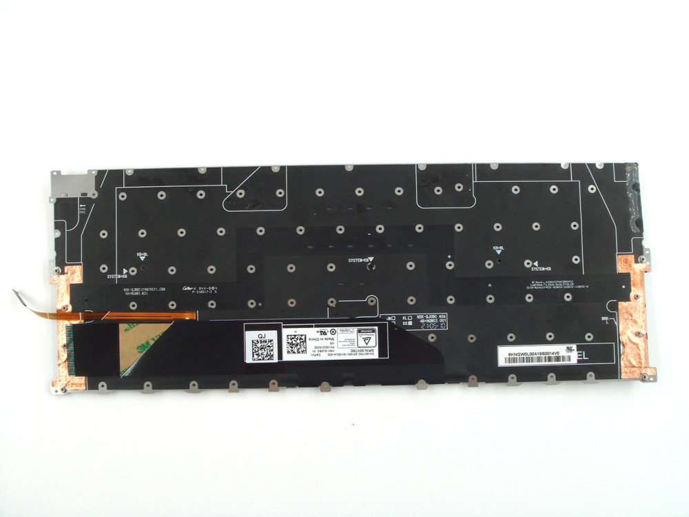 New-Orig Dell XPS 13 9300 9310 13.3" US-English Backlit Keyboard Black 00Y78C 0Y78C