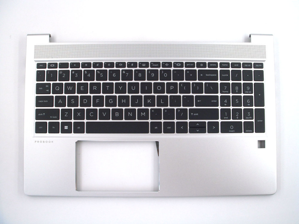 New-Orig HP Probook 650 655 G8 15.6" Palmrest Keyboard Bezel US-English Backlit Keyboard with SC Hole M22004-001 Silver