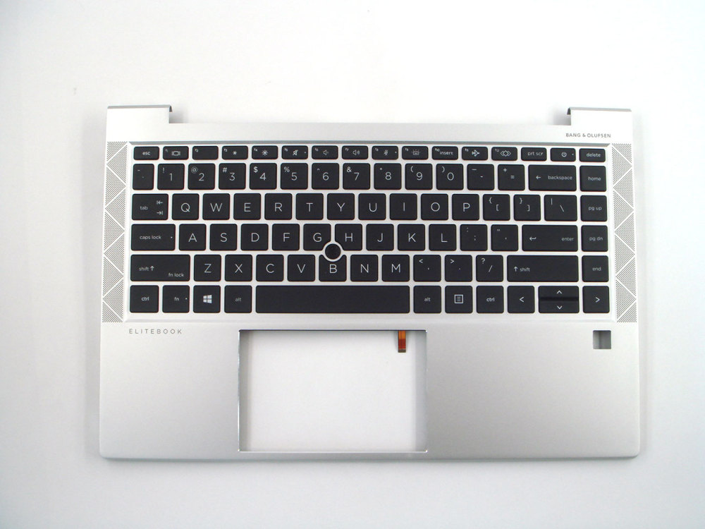 New-Orig HP Elitebook 840 845 G8 14.0" Palmrest Bezel US-English Backlit Keyboard Silver M36312-001