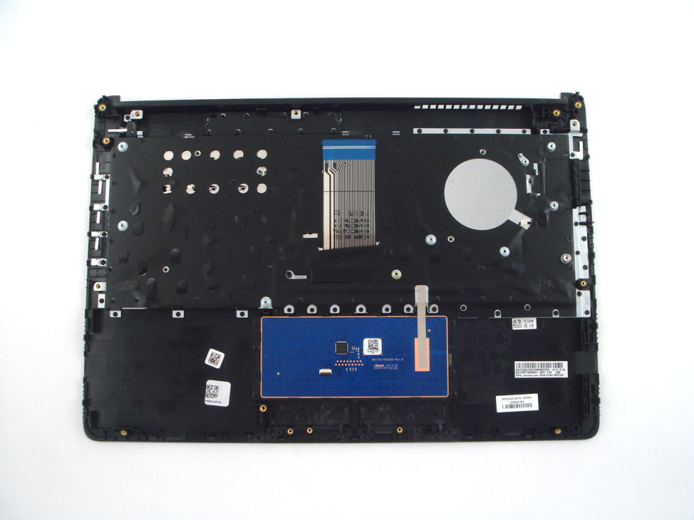 New-Orig HP 14-DK 14-CF 14-CR 14.0" Palmrest Bezel US-English Non-Backlit Keyboard L24818-001 Black