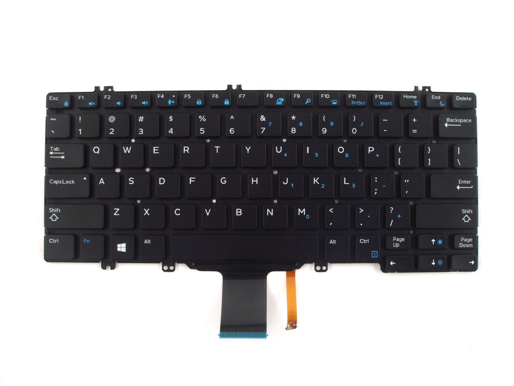 New-Orig Dell Latitude 7380 7390 13.3" US-English Backlit Keyboard 00NPN8 0346TJ