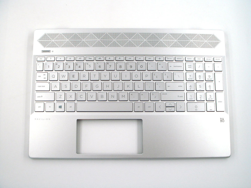 New-Orig HP Pavilion 15-CS 15-CW 15.6" Palmrest Keyboard Bezel US-English Backlit Keyboard for UMA Silver L24752-001