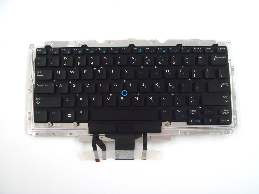 New-Orig Dell Latitude E7470 14.0" US-English Backlit Dual Point Keyboard with Bracket 0WTYY8 WTYY8