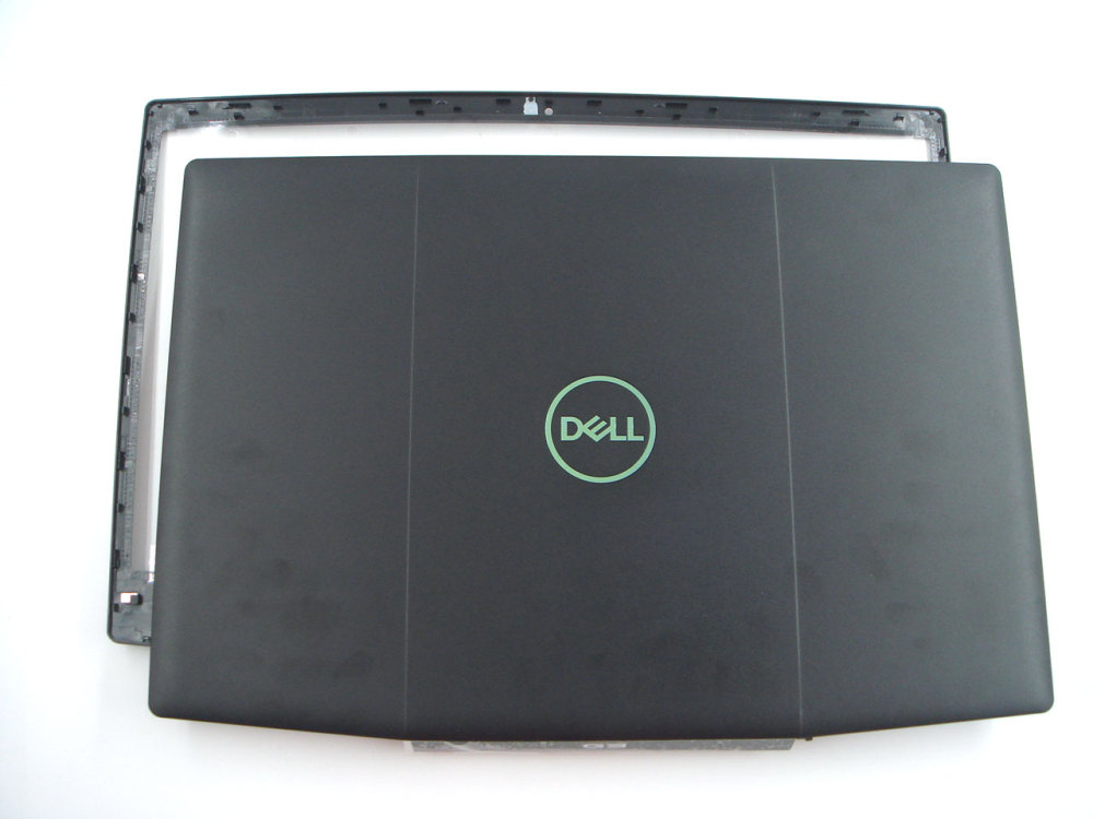 New-Orig Dell G3 15 3590 15.6" Lcd Cover and Front Bezel Black Blue-Logo 0747KP 7MD2F