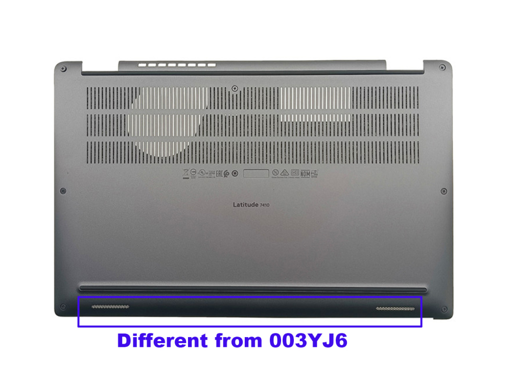 New-Orig Dell Latitude 7410 E7410 14.0" Base Cover Bottom Lower Case Silver 01C5DH 1C5DH
