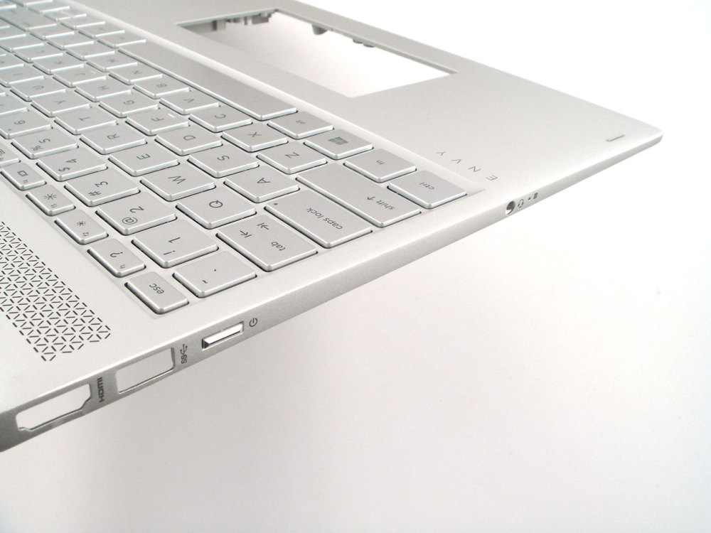New-Orig HP Envy x360 15-BP 15-BQ 15.6" Palmrest Keyboard Bezel with US-English Backlit Keyboard Silver 924353-001