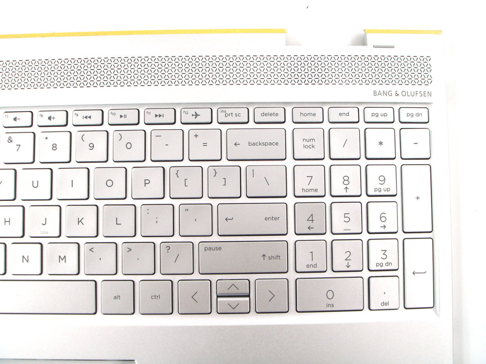 New-Orig HP Envy x360 15-BP 15-BQ 15.6" Palmrest Keyboard Bezel with US-English Backlit Keyboard Silver 924353-001
