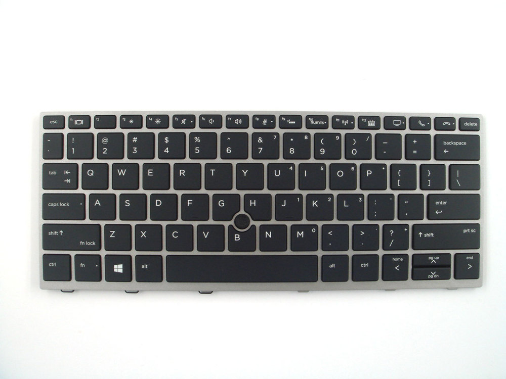 New-Orig HP Elitebook 735 830 G5 G6 13.3" US-English Backlit Keyboard with PointerStick L13698-001 Silver