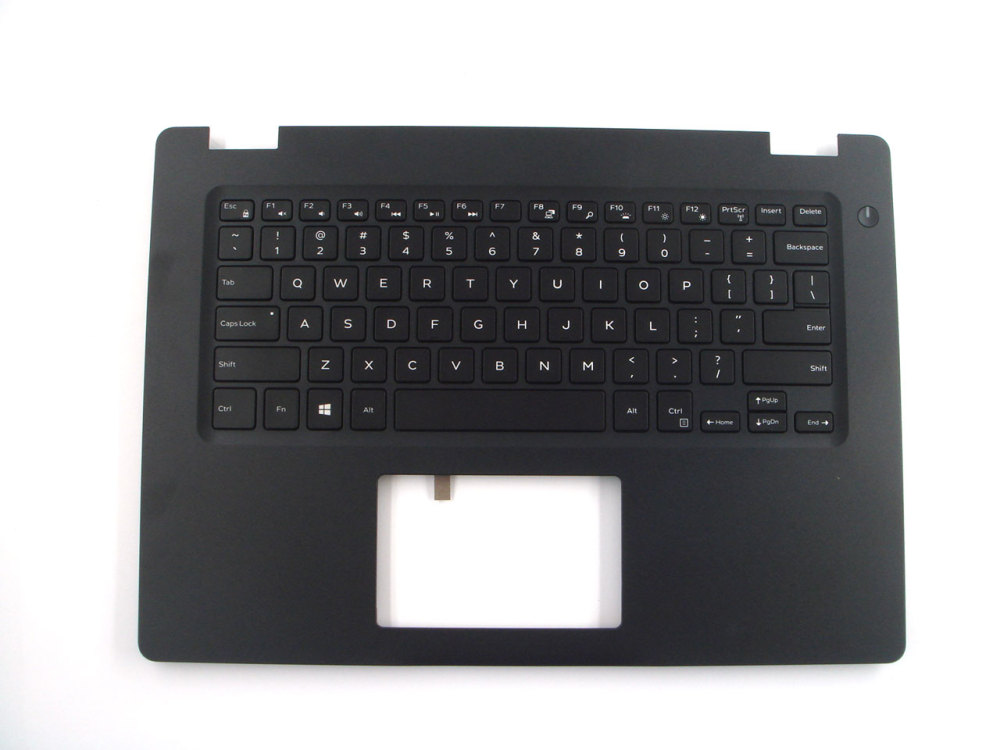 New-Orig Dell Latitude 3490 14.0" Palmrest Keyboard Bezel No-Fingerprint with US-English Backlit Keyboard Black 0P8YTM