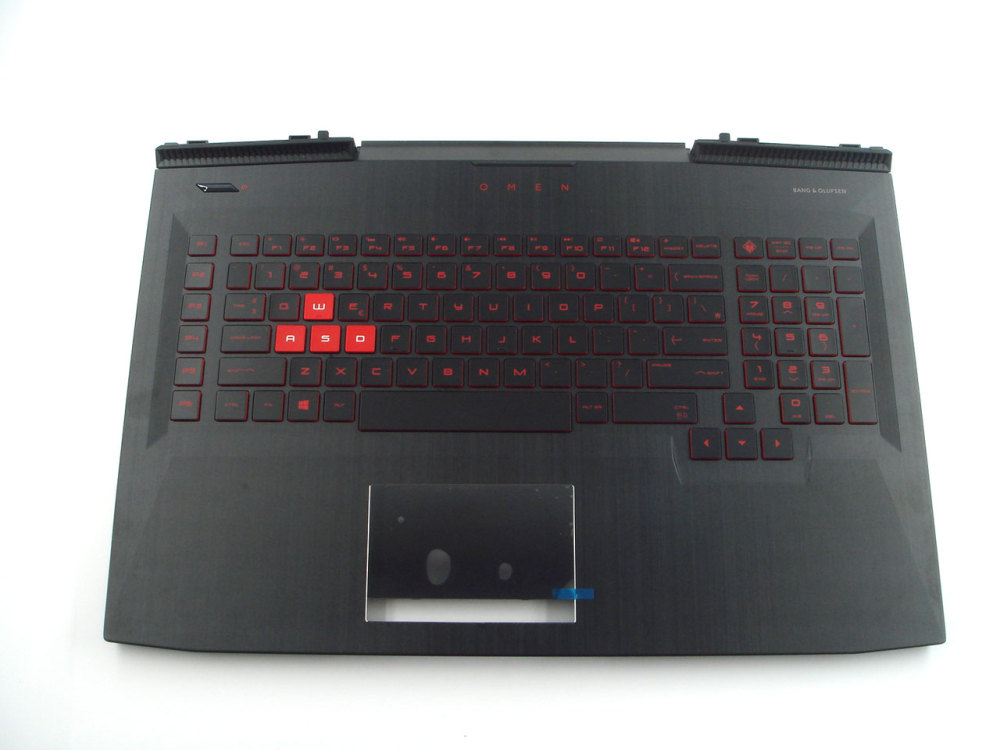 New-Orig HP OMEN 17-AN 17T-AN TPN-Q195 17.3" Palmrest US-English Red-Backlit for 150W Version 931690-001