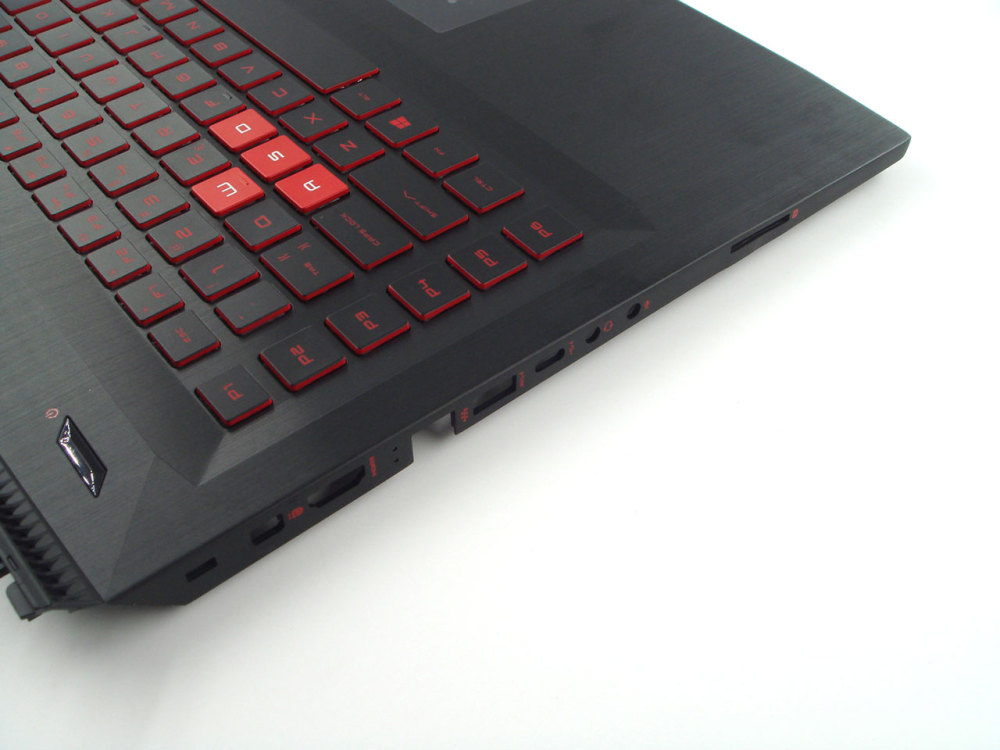 New-Orig HP OMEN 17-AN 17T-AN TPN-Q195 17.3" Palmrest US-English Red-Backlit for 150W Version 931690-001