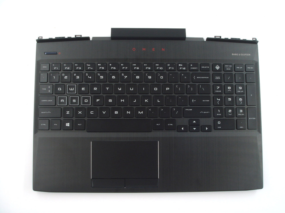 New-Orig HP OMEN 15-DC 15T-DC TPN-Q211 15.6" Palmrest Bezel US-English RGB-Backlit Keyboard L24370-001