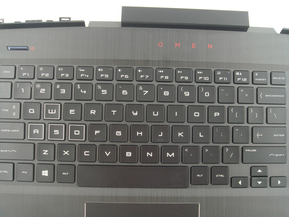 New-Orig HP OMEN 15-DC 15T-DC TPN-Q211 15.6" Palmrest Bezel US-English RGB-Backlit Keyboard L24370-001