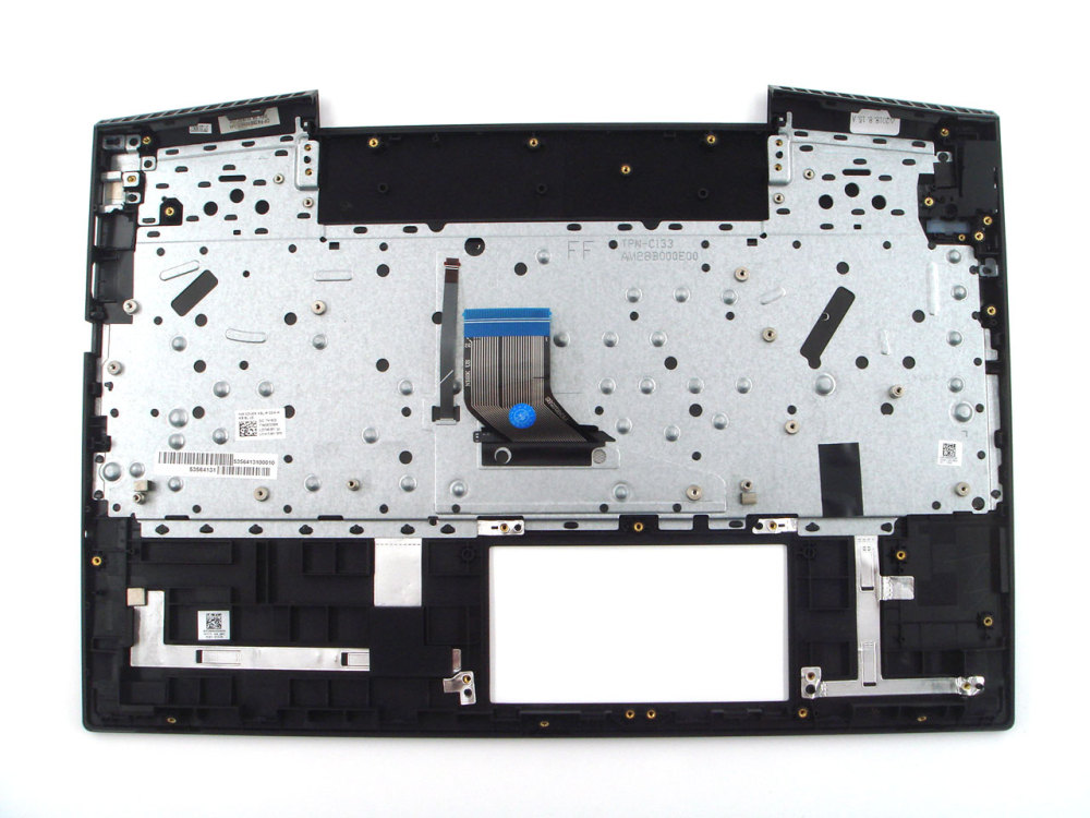 New-Orig HP Pavilion 15-CX 15.6" Palmrest Bezel with US-English Backlit Keyboard White Font L21412-001