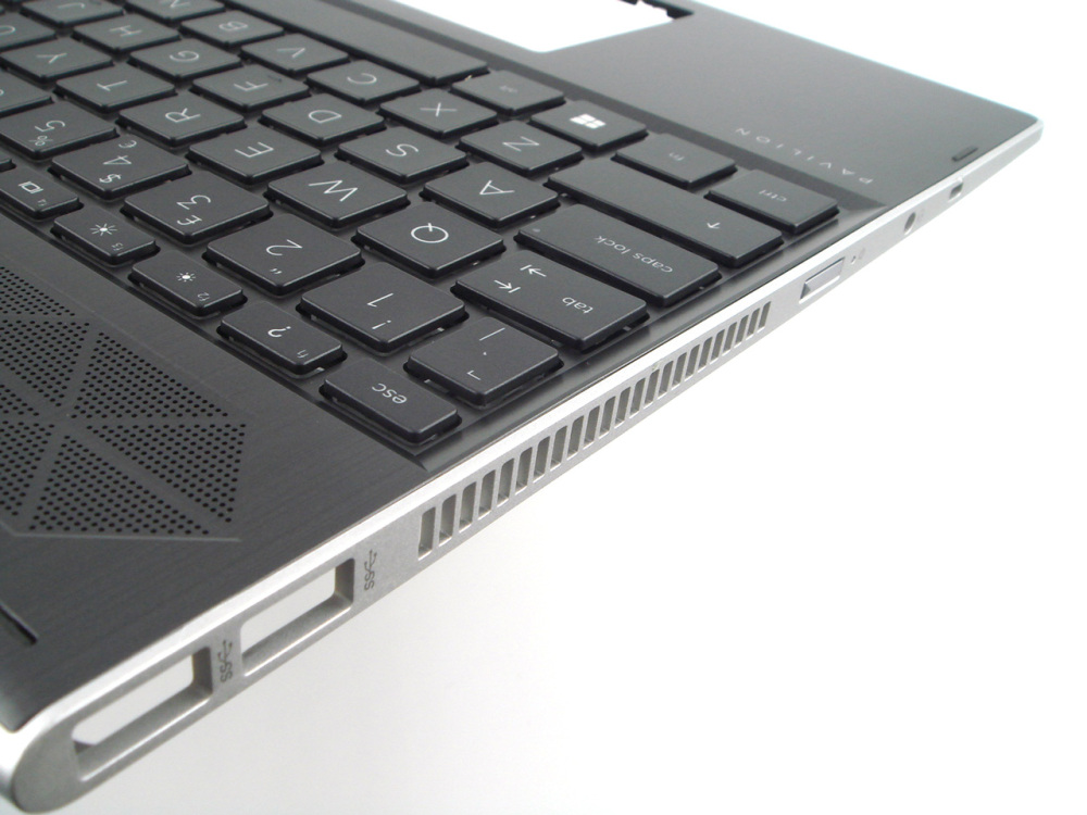 New-Orig HP Pavilion x360 15-CR 15T-CR 15.6" Palmrest Keyboard Bezel with US-English Backlit Keyboard Silver Frame L20849-001