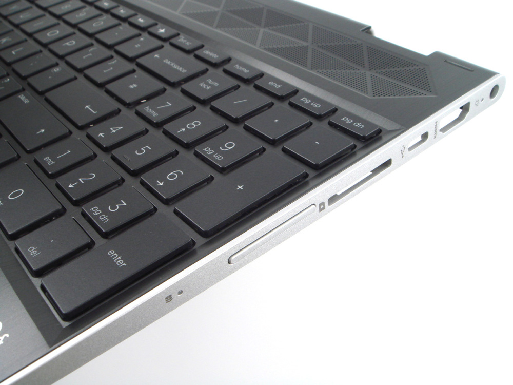 New-Orig HP Pavilion x360 15-CR 15T-CR 15.6" Palmrest Keyboard Bezel with US-English Backlit Keyboard Silver Frame L20849-001