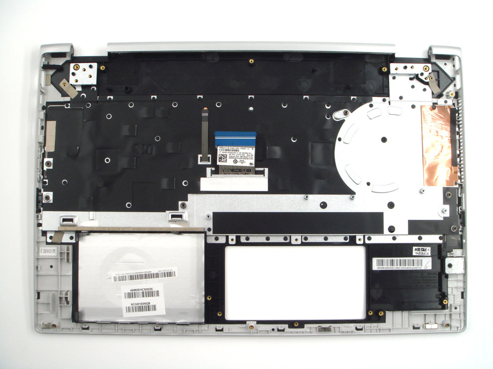 New-Orig HP Pavilion x360 15-CR 15T-CR 15.6" Palmrest Keyboard Bezel with US-English Backlit Keyboard Silver Frame L20849-001
