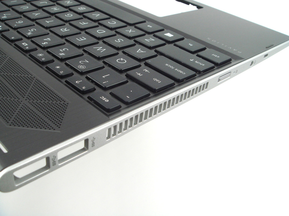 New-Orig HP Pavilion x360 15-CR 15T-CR 15.6" Palmrest Keyboard Bezel with US-English Non-Backlit Keyboard Silver Frame L20848-001