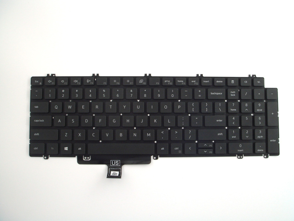 New-Orig Dell Latitude 5520 5521 5530 15.6" US-English Non-Backlit Keyboard Black 0KRJFY