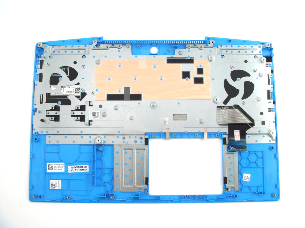 New-Orig Dell G3 15 3590 15.6" Palmrest Keyboard Bezel with US-English Non-Backlit Blue 05DC76 0W2VM0