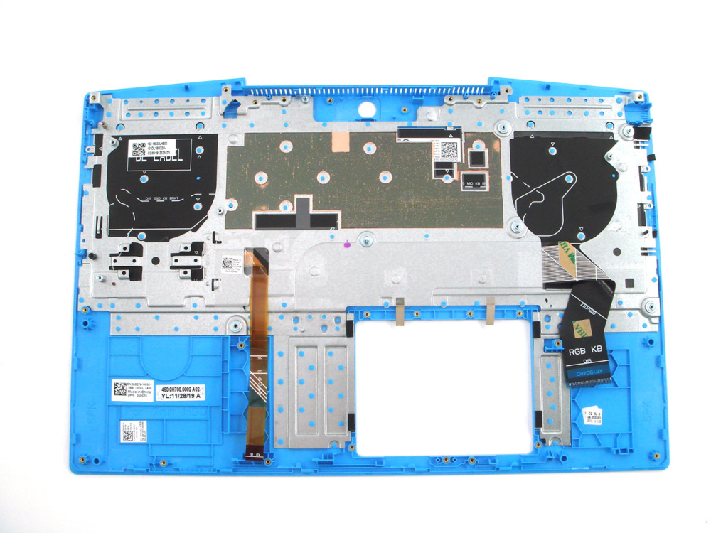 New-Orig Dell G3 15 3590 15.6" Palmrest Keyboard Bezel with US-English RGB-Backlit Keyboard 03DVW8 0XCHVN