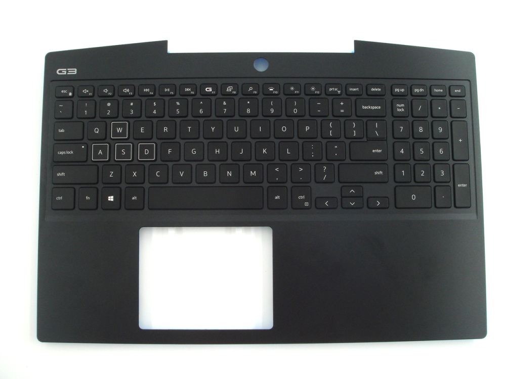 New-Orig Dell G3 15 3590 15.6" Palmrest Keyboard Bezel with US-English RGB-Backlit Keyboard 03DVW8 0XCHVN