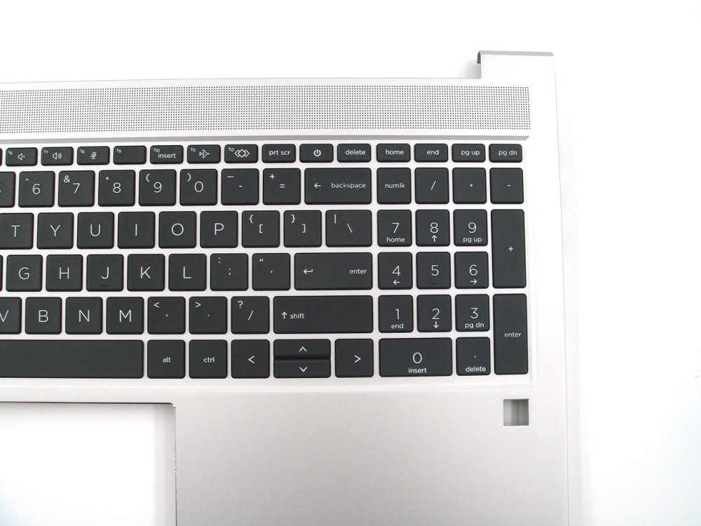 New-Orig HP Probook 450 455 G9 15.6" Palmrest Keyboard Bezel with US-English Non-Backlit N01934-001 Silver