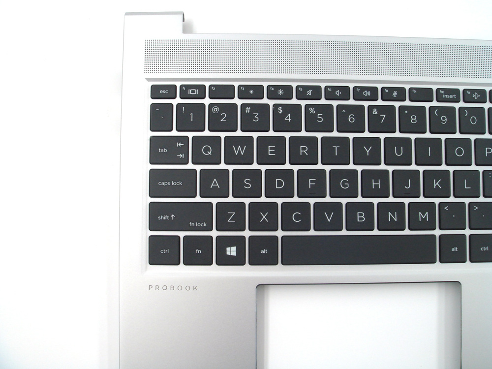 New-Orig HP Probook 450 455 G9 15.6" Palmrest Keyboard Bezel with US-English Non-Backlit N01934-001 Silver