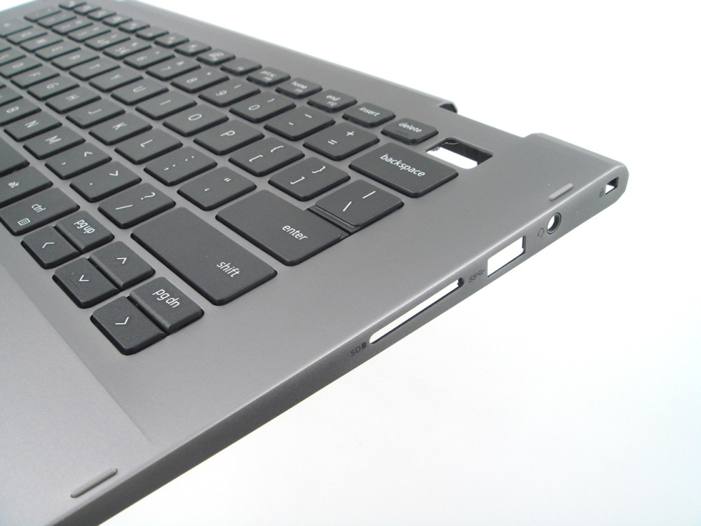 New-Orig Dell Inspiron 5400 5406 2-in-1 14.0" Palmrest Keyboard Bezel with US-English Non-Backlit Keyboard Gray 0X46H3