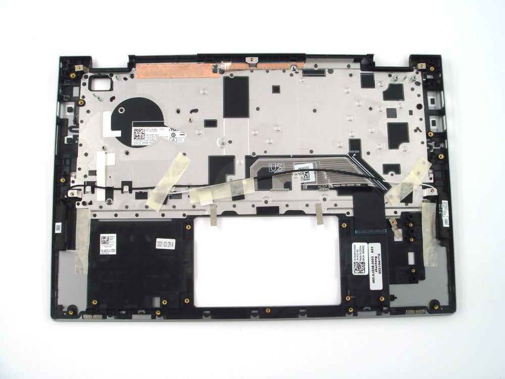 New-Orig Dell Inspiron 5400 5406 2-in-1 14.0" Palmrest Keyboard Bezel with US-English Non-Backlit Keyboard Gray 0X46H3
