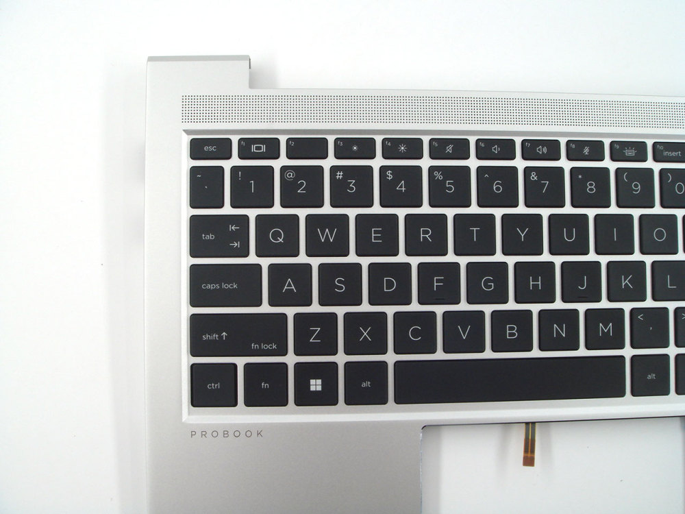 New-Orig HP Probook 640 645 G8 14.0" Palmrest Bezel with SC Hole US-English Backlit Keyboard Silver