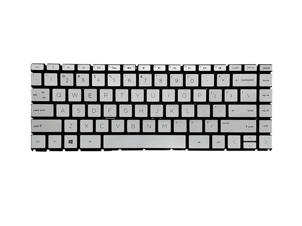 New-Orig HP Pavilion 14-CD 14-CE 14-CF 14-CK 14.0" US-English Backlit Keyboard Silver