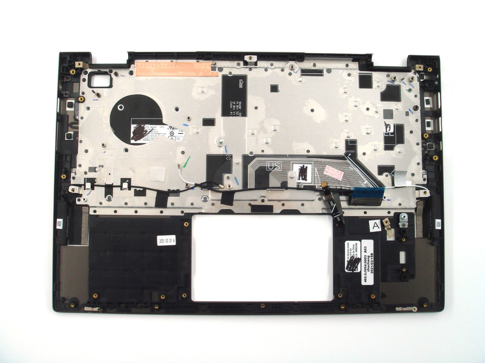 New-Orig  Dell Inspiron 7405 2-in-1 14.0" Palmrest Keyboard Bezel with US-English Backlit Keyboard Brown 0MKCVW 0RFK22