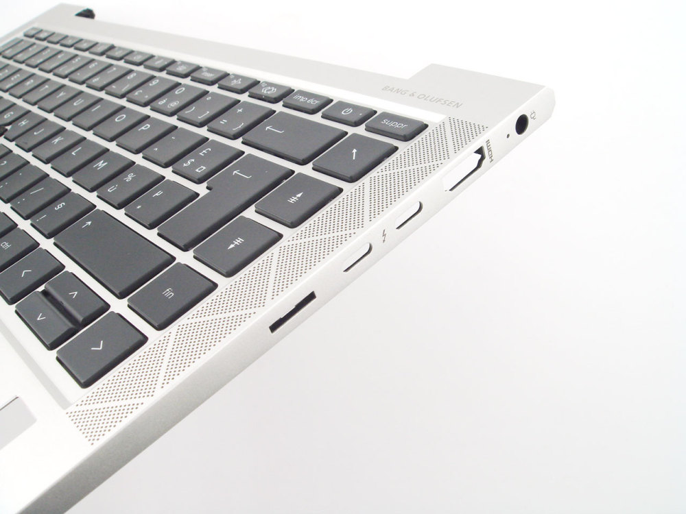 New-Orig HP Elitebook 840 845 G7 G8 14.0" Palmrest Keyboard Bezel with French Backlit Keyboard Silver M07090-051